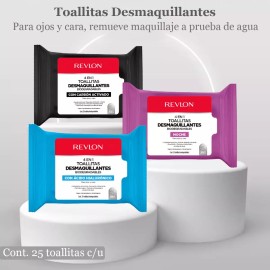 Revlon Toallitas Desmaquillantes Biodegradable Revlon Set De 3 Pzs