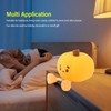 Cute Night Light Tap Control Dimmable Rechargeable Pumpkin Shape Bedside