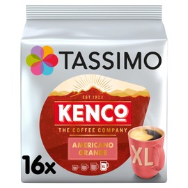 TASSIMO Kenco café tostado medio 16 T discos (Pack de 5, total 80 T discos)