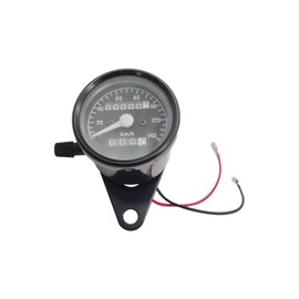 UB-Lab. Bike Speedometer with Stay, Universal Backlight Mini 140km Trip Meter Indicator Easy Installation (Black)