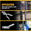 VIVIDA 1-3/8" x 1-7/8" Chain Link Gate Latch, Fence Fork