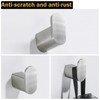 RANDOM Hanting Brushed Steel Towel Hooks Bathroom Hardware Accessories Coat