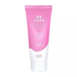 Happy Bath 해피바스 촉촉 히알루론 클렌징 폼 200g 3개팩 Happy Bath Moist Hyaluron Cleansing Foam 200g 3-Pack