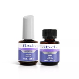 IBD DUO Stick PRIMER + Dehydrate Nail Dehydrator pH Balancing Agent 0.5oz
