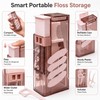 Portable Floss Dispenser for Daily Oral Care – Refillable Press-to-Eject