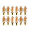 helloify B11 Dimmable Vintage LED Edison Candelabra Bulb, 60W Equivalent,