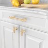 Asidrama 10 Pack Brushed Brass Kitchen Cabinet Knobs Cabinet Hardware