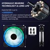 3 Pack RGB Case Fans, 120mm Ultra-Quiet RGB Chassis Cooling