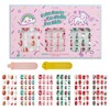 144Pcs Kids Press on Nails Children Girls Press on Short