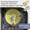 10-Pack Pool Timer On Off Clips - Time Switch Replacement