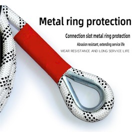 Kinetic Recovery Tow Rope 1" x 16ft Tow Straps Heavy Duty (44,000lbs) with 2 Ring Shackles,Off Road Recovery Kit for Truck Heavy Duty,Nylon Kinetic Tow Rope for 4WD Pickup Truck SUV ATV UTV (5m20t)