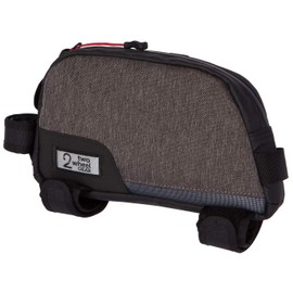Two Wheel Gear - Commute Top Tube Frame Bag (1 L) - Water Resistant Gas Tank Style Bike Bag with Waterproof Zippers, Perfect for Mountain Biking, Commuting, and Touring