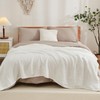 EMME Cotton Muslin Queen Blanket Bed Layering Bedspread Coverlet Breathable