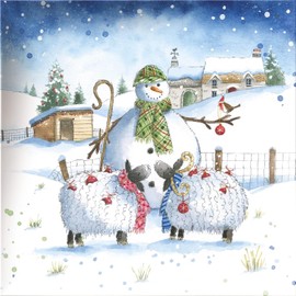 Charity Christmas Cards Box of 20 - BHF, Marie Curie, Parkinson's UK, Oxfam, The Stroke Association, NSPCC - Santa's Grotto and Snowman - 10 Each of 2 Designs - Eco-Friendly