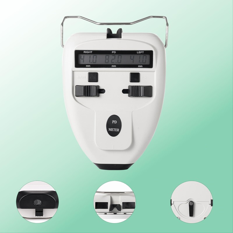AISITESY Optical Digital Pupillary Distance Meter Led Pd Meter Pupilometer