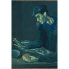 PABLO PICASSO, The Blind Man's Meal 4x6 GLOSSY PRINTED POSTCARD