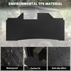 SAUTVS TPE Floor Mat for Kawasaki Mule, Rubber Front Row