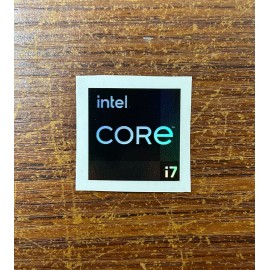 Intel 1x Intel Core i7 Holographic Desktop / Laptop sticker label (NEW)