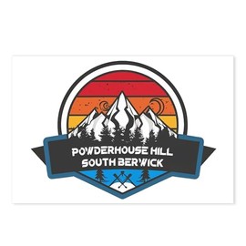 CafePress Powderhouse Hill South Berwick Maine Postcards (Package of 8), 6"x4" Printed Note Card