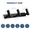 VAEHOLD Black Hat and Coat Wall Mount Rack - 3