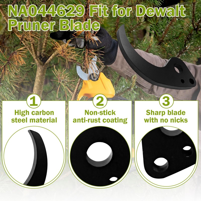 NA044629 Pruning Saw Blade Replacement for Dewalt Pruning Blades DCPR320B