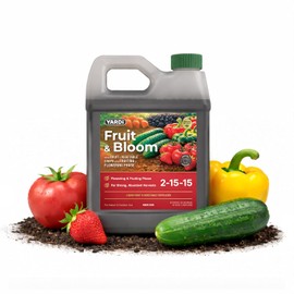 YARDi Fruit & Bloom Plant Food 2-15-15 Outdoor Fertilizer 32 oz | High phosphorus and potassium liquid plant food supplying nutrients for the flowering and fruiting stage outdoors.