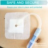 Feeding Tube Adhesive Wound Dressing Sponge Split Drain Bandage for
