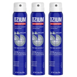 Ozium® 3.5 Oz. Air Sanitizer & Odor Eliminator for Homes, Cars, Offices and More, That New Car Smell Scent - 3 Pack
