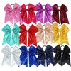 Xansema 6.5 Inches Sequins Hair Bows Elastic Hair Tie Ribbon