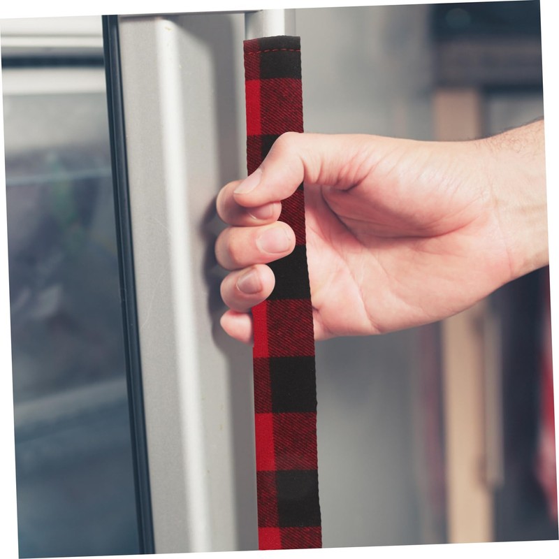 TEHAUX 1Set Fridge Door Handle Cover Stylish Kitchen Appliance Protector