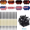 HRLORK 12 Packs Darts Set Plastic Soft Tip Darts Flights
