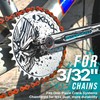 XOUX RAVEN 3/32" Alloy Chainring for One-Piece Crank – 52T