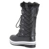 Polar Womens Snow Boot Quilted Tall Winter Snow Waterproof Warm