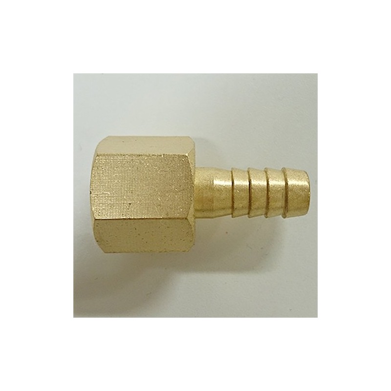 Flowbal Internal Thread Hose Nipple Brass GHNF-0207 1/4x7