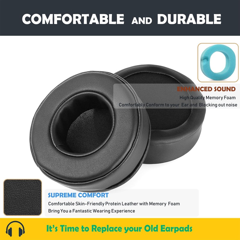 HTINDUSTRY Ersatz-Ohrpolster Kissen Kompatibel mit Panasonic RP-BTD10 RP-BTD5 RP BTD5