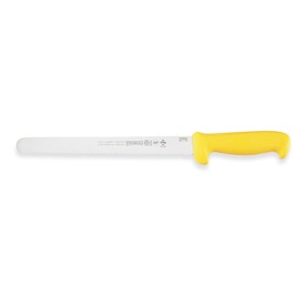 Mundial 10 in Slicing Serrated Edge Utility Knife with Yellow Handle