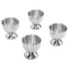 4PCS Egg Cup Set 40ml Stainless Steel High Temperature Resistant