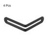 sourcing map Adjustable Corner Code, 4Pcs 80x80mm - Stainless Steel