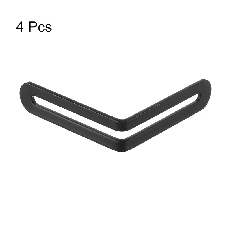 sourcing map Adjustable Corner Code, 4Pcs 80x80mm - Stainless Steel