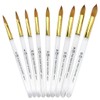 Professional 100% Kolinsky Hair Bristles Oval Style Acrylic Nail Brush