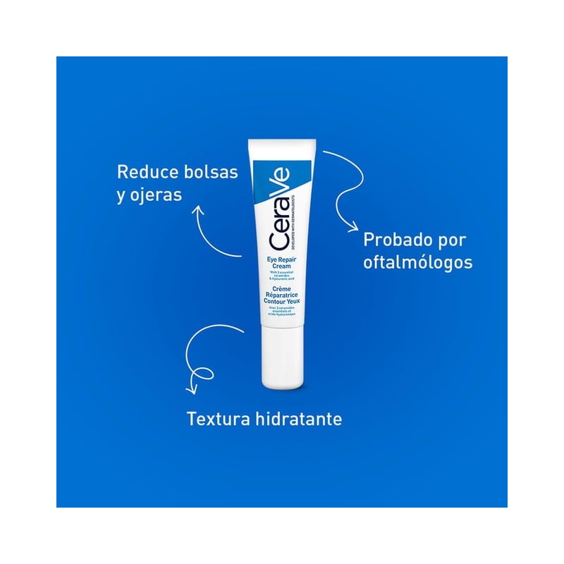 Crema Reparadora CeraVe para el Contorno de Ojos 14 ml