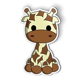 Cute Giraffe - 5.5" Magnet for Car Locker Refrigerator