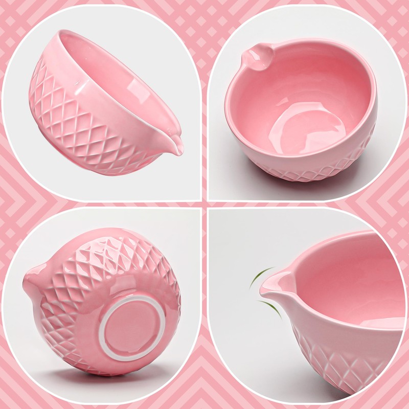 Matcha Whisk Set, 7 Pcs Matcha Kit, Ceramic Matcha Set