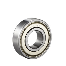 sourcing map Grooves Ball Bearing 6003Z Single Line Sign 17 mm x 35 mm x 10 mm Chrome Steel DE