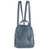 Cluty 021329 Women's Genuine Leather Backpack, Made in Italy, Smartphone