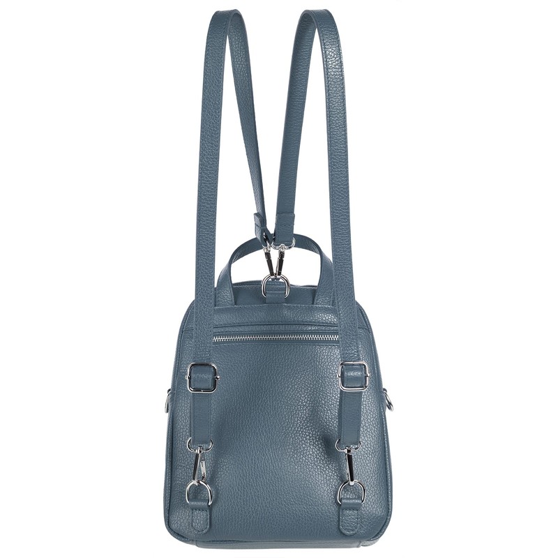 Cluty 021329 Women's Genuine Leather Backpack, Made in Italy, Smartphone