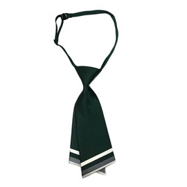 LERTREEUK Ladies Girls Pre Tied Sailor Tie Striped Uniform Costume Accessory, dark green