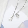 Vrsilver Gifts for Girls Jewelry - Initial Necklace for Girls