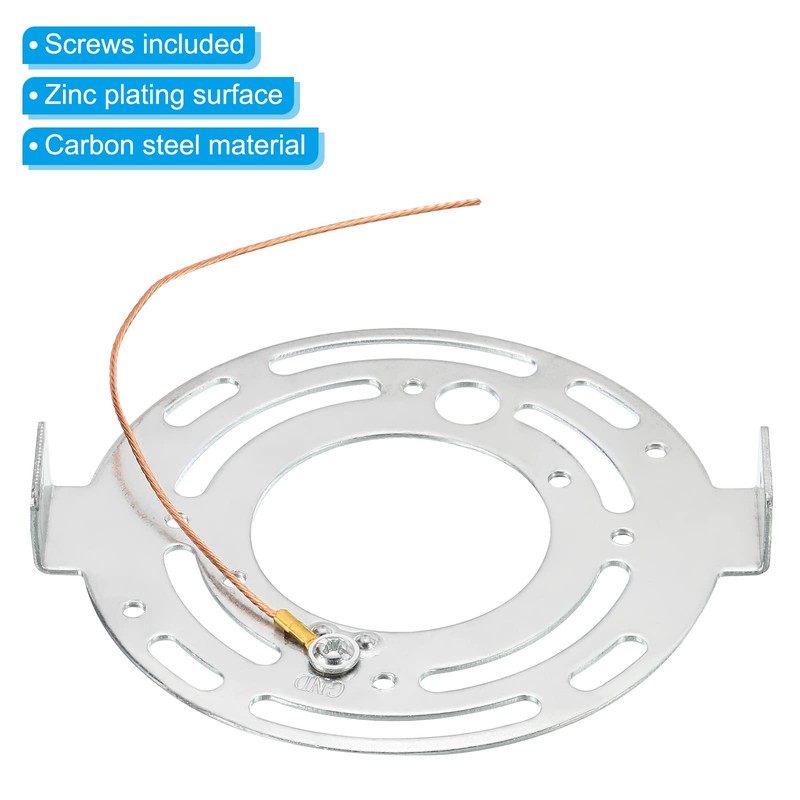 PATIKIL 115mm Round Ceiling Light Plate Kit, 1 Set Light