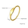 Gilieyer 14k Gold Filled Ring for Women, Stackable Bow Narrow